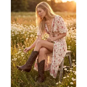 Free People Lysette Maxi Dress in Tea Combo Small Bohemian Gypsy Indian Cotton thumbnail 2