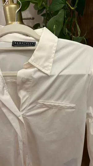 White Work Button Up Size XS thumbnail 2
