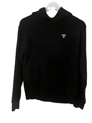 TNA Aritzia Women’s Logo Hoodie Sweatshirt Black White Size XS thumbnail 1