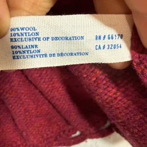 Leifsdottir XS Lisel Cardigan‎ Burgundy Wool Knit Peplum Goblin Viking Valentine thumbnail 11