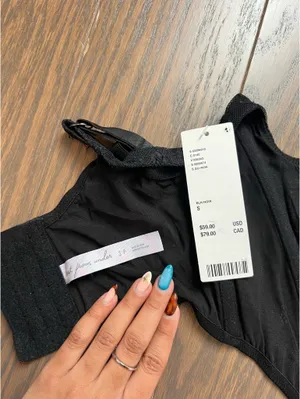 NWT Urban Outfitters Black Corset thumbnail 3