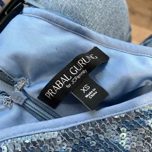 Prabal Gurung Elegant Blue Sequin Dress Size XS thumbnail 4