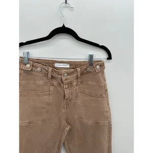 Flying Monkey Womens Tan Utility High Rise Straight Leg Jeans Size 26 F5920WTP thumbnail 5
