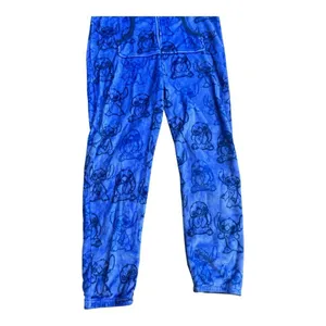 Disney Stitch Women’s One-Piece Pajama Blue Fleece Plush Hooded Size XL 16/18 thumbnail 6