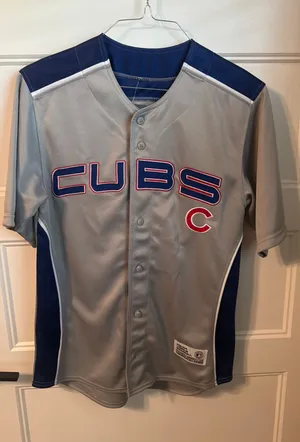 Chicago Cubs grey jersey Gray Size M thumbnail 1