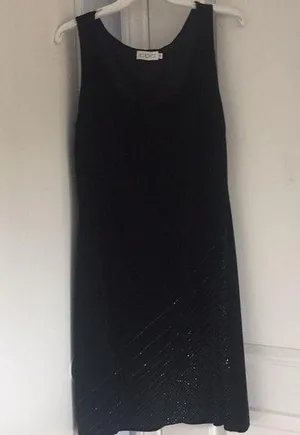 CDC velour with sequins dress Size 14 thumbnail 1
