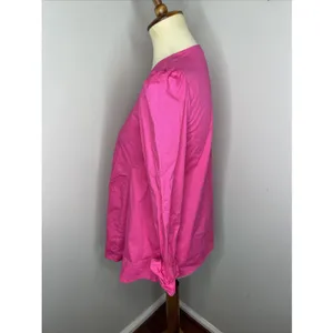 Tuckernuck Pomander Place Easton Blouse Hot Pink‎ Size Small thumbnail 4