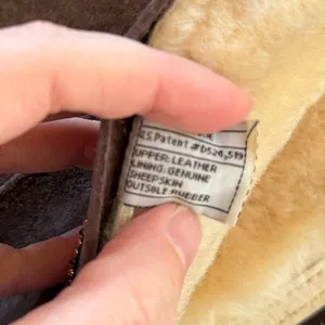 UGG Vintage Y2K Tall Knightsbridge Brown Below Knee Suede Shearling Back Zip Boots thumbnail 8