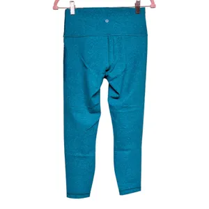 Lululemon Wunder Train High-Rise Tight 25” Crunch Teal Lagoon‎ Women’s Size 8 thumbnail 2
