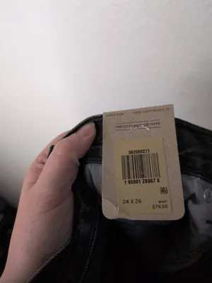 Levis 501 Womens Black Cotton Distressed Cropped Jeans W24 L26 thumbnail 9