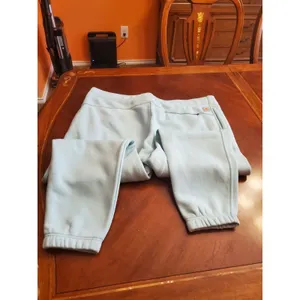 Women’s Carhartt Relaxed Fit Jogger Sweatpants baby blue BN5510-W 2X 20W-22W thumbnail 6