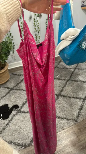 pink prom dress Size 4 thumbnail 7