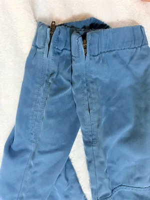 LOFT Royal Blue Utility Jogger Pants thumbnail 6