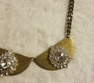 Costume Fashion Jewelry Rhinestone Necklace thumbnail 4