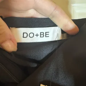 Do+Be NWT One Shoulder Mini Black Dress Puff Sleeve,‎ L thumbnail 8