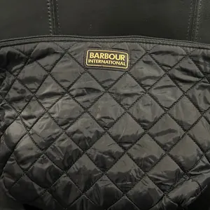 Barbour International Quilted Black Clutch thumbnail 2