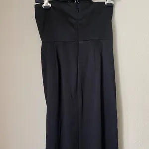 House of CB Adrienne black satin strapless corset maxi dress NWOT size S A-C thumbnail 10