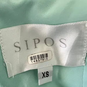 Samantha Sipos $450 Butterfly Slip Cutout Halter Teal Dress‎ Spring Cocktail thumbnail 6