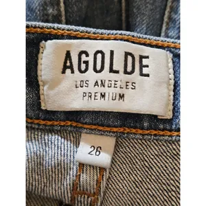 Agolde Womens Pinch Waist High Rise Kick Jeans 26 thumbnail 3