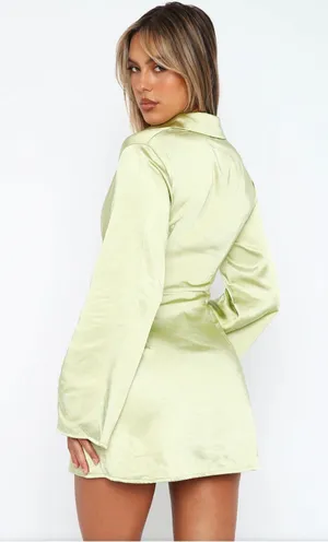 White Fox Boutique Green Dress thumbnail 6