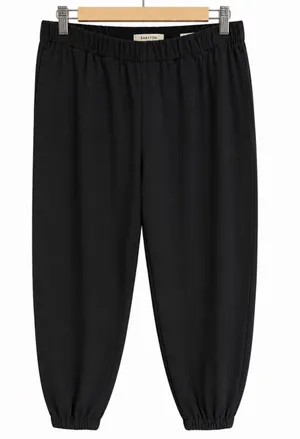 Aritzia Babaton Black Pocket Dress Pant Trousers w Jogger bottom M thumbnail 1