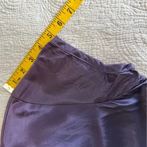 Vintage Paris Sport Club Satin Shirt Womens L Large Fits Small Medium Purple 90s thumbnail 7