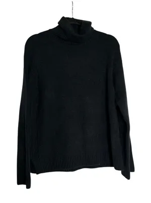 J.Crew Black Turtleneck Sweater in Supersoft Yarn Wool Alpaca Blend Size Small‎ thumbnail 1