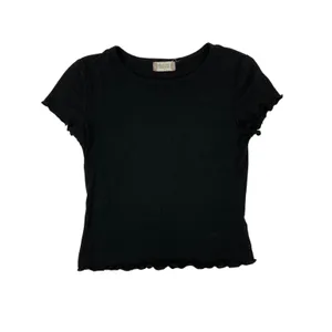 Altard State Black Crop Top Medium Short Sleeve Y2K Edgy Streetwear Night Out thumbnail 2