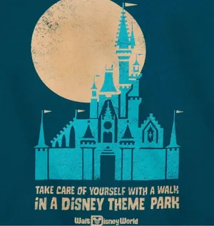 Walt Disney World Pullover Sweatshirt Take Care Of Yourself Take a Walk thumbnail 3