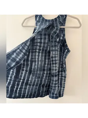 Lululemon All Tied Up Retro Eco Aesthetic Fly Away Tank Cotton Tie Dye 4-6 small thumbnail 7