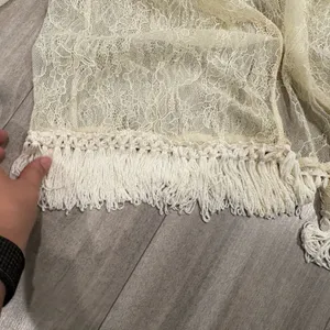 Others Follow vintage Lace Overlay Open Cardigan Size L thumbnail 6