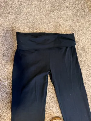 NWT Skims Cotton Jersey Fold over Pants in soot size XL thumbnail 8