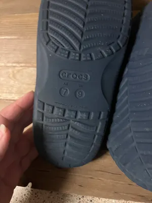 Crocs men ( 7 ) women (9) blue sandals thumbnail 5
