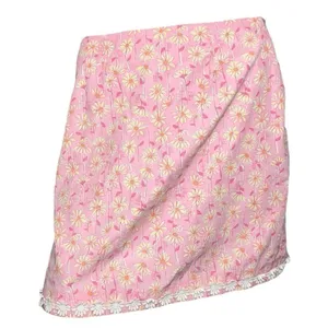 Lilly Pulitzer Vintage White Label Women’s Size 2 Pink Daisy Print Mini Skirt thumbnail 2