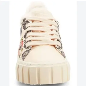 FARM Rio Cream Floral Faux Fur Lined Chunky Sole Sneakers 9 thumbnail 2