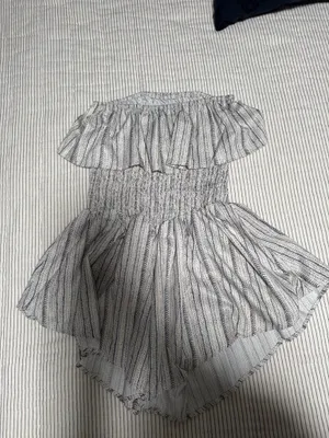 Mini Dress Romper Gray thumbnail 2