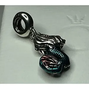 Pandora Disney Ariel Dangle Charm 925 Sterling Silver Little Mermaid Enamel thumbnail 2