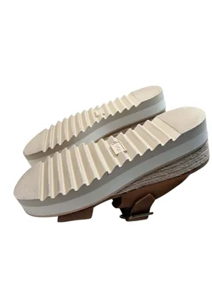 TOMS Diana Mule Buckle Platform Sandals Brown Sugar - Size 8.5 with Box thumbnail 7