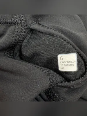 Lululemon Wunder‎ Train High Rise Leggings Black Iridescent 6 LW5FS1S thumbnail 8