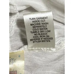 Fresh Brewed Size XL Lightweight Stretchy Summer Top Casual‎ Beach Travel White thumbnail 7