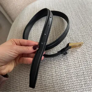 Anine Bing Women's Nicola Leather Belt in Black thumbnail 9