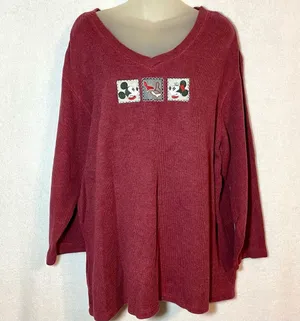 DISNEY STORE Mickey Minnie Mouse top XL thumbnail 2