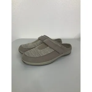 Orthofeet Louise Taupe Mesh Slip On Mule Sneakers Clogs Womens 10 Medium 732 thumbnail 3