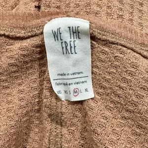 Free People We The Free Tan Thermal Oversized Top Women’s Medium thumbnail 2