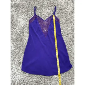 Victorias Secret Y2K Purple Fairy Lace Slip Dress Women’s Size M Gold Tag VTG thumbnail 7