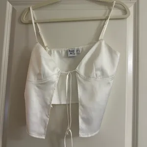 Princess Polly BURESS TOP WHITE summer cropped tank top thumbnail 6
