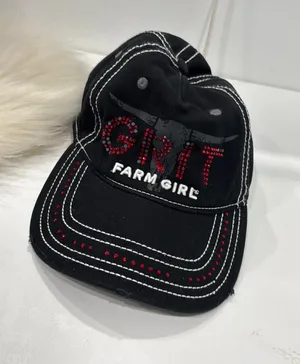 Farm Girl Brand hat Black thumbnail 1