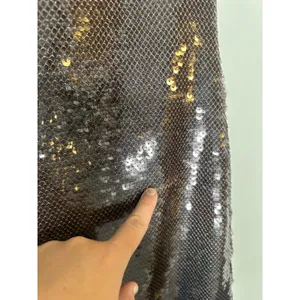 A.L.C. Brown Sequin Adjustable Strap Square Neck Sleeveless Dani Mini Dress sz S thumbnail 8
