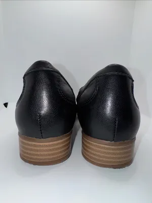 Clarks Juliet Aster‎ Loafers Black Leather Slip On Shoes Women’s 5.5 thumbnail 5