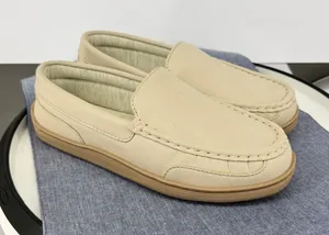My Pillow My Slippers Moccasin Memory Foam Wmn 9 Sand‎ Leather Indoor Outdoor thumbnail 1